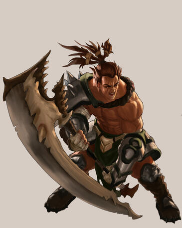 Barbarian Concept Art