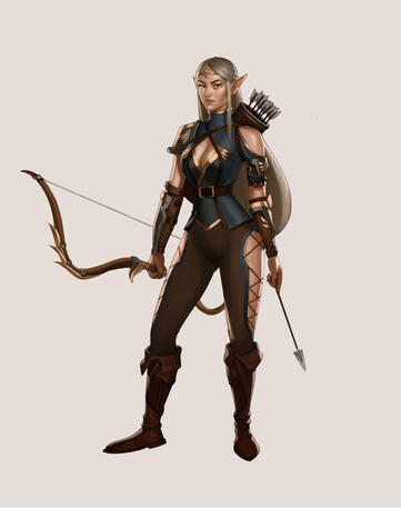 Elf Archer Concept Art