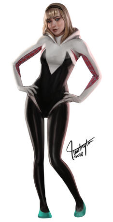 Spider-Gwen Concept Art