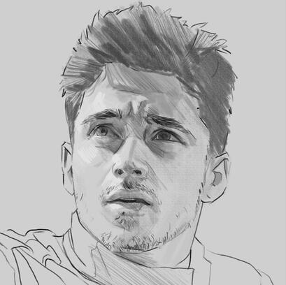 Charles Leclerc Sketch