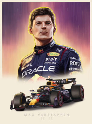 Max Verstappen Fan Poster